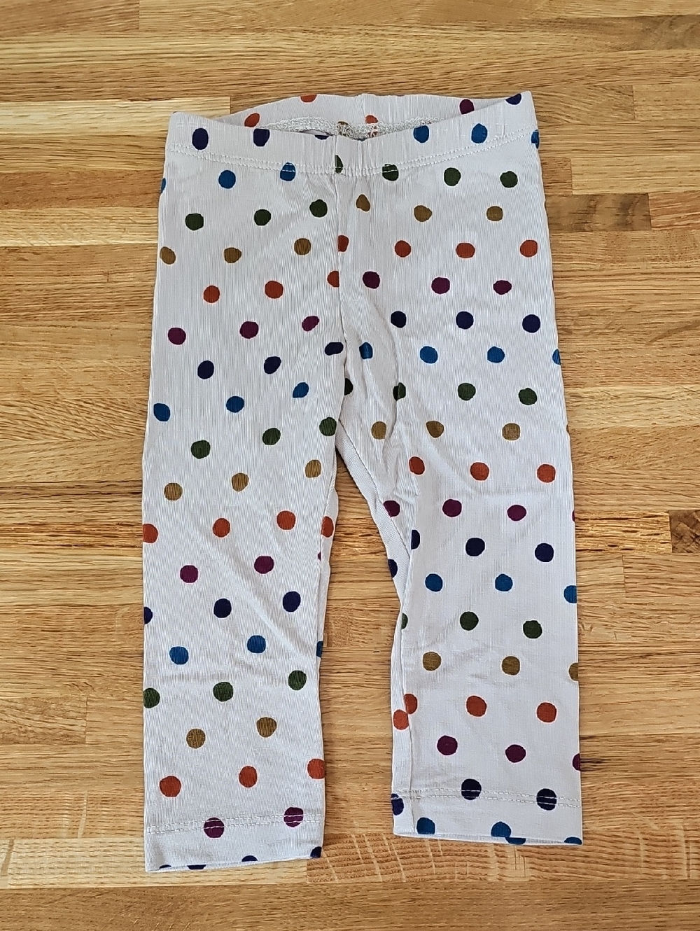 Kyte Baby Toddler Leggings In Oat Polkadot